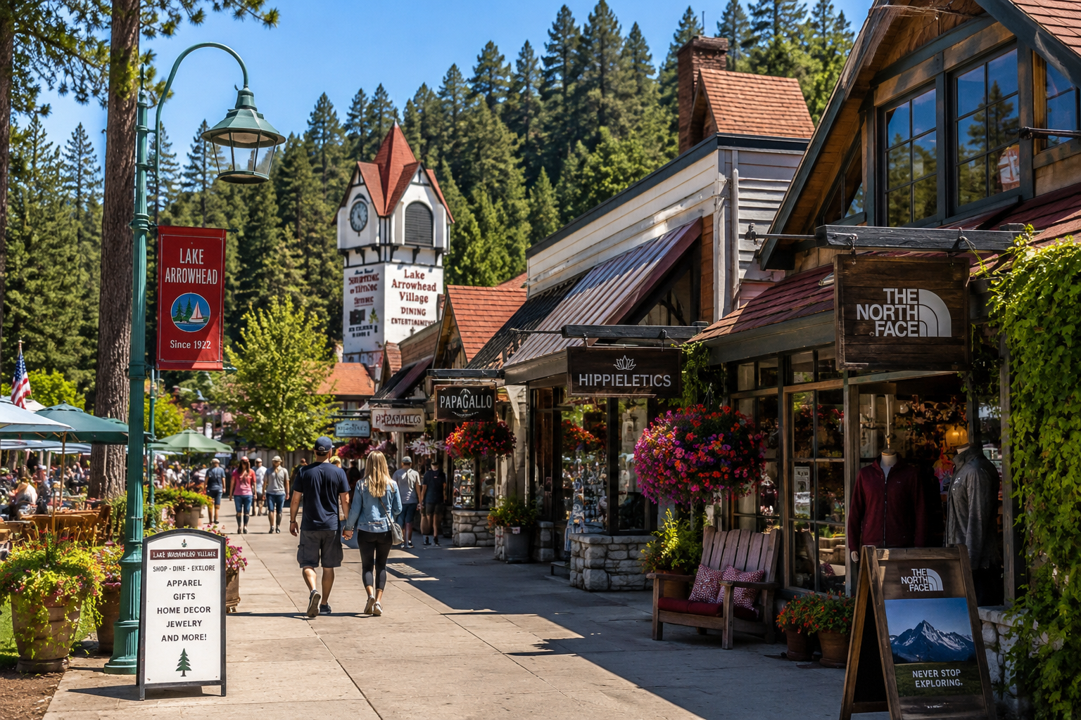 Lake Arrowhead boutique shopping